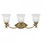 HK-FRANCOISE3-BATH Francoise 3 Light Wall Light Burnished Brass