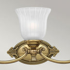 HK-FRANCOISE3-BATH Francoise 3 Light Wall Light Burnished Brass