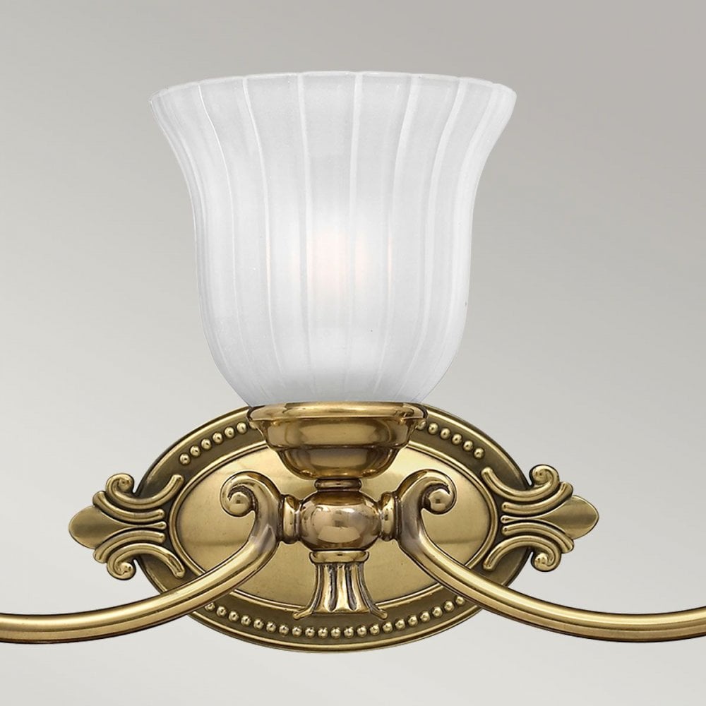 HK-FRANCOISE3-BATH Francoise 3 Light Wall Light Burnished Brass