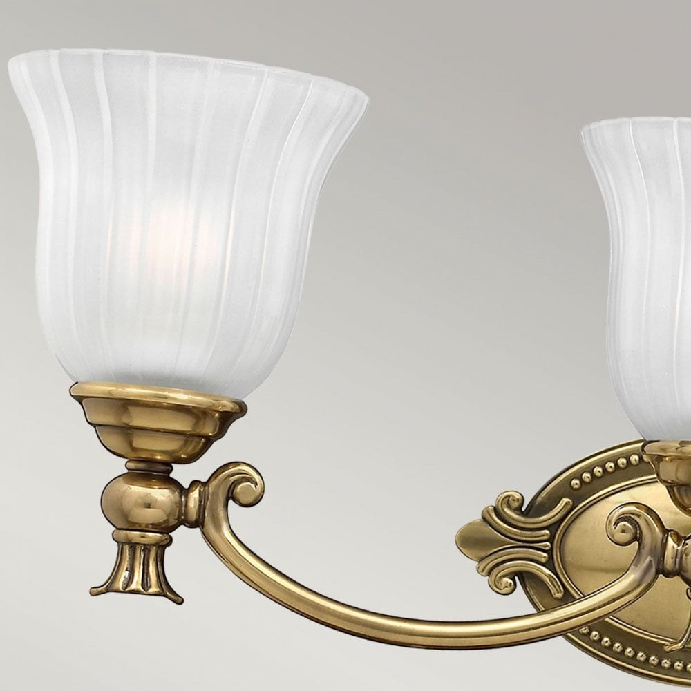HK-FRANCOISE3-BATH Francoise 3 Light Wall Light Burnished Brass