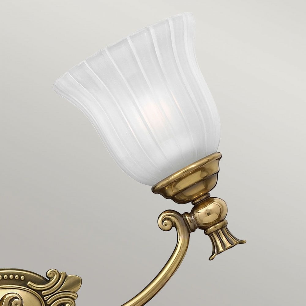 HK-FRANCOISE3-BATH Francoise 3 Light Wall Light Burnished Brass