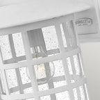 HK-FREEPORT2-L-TWH Freeport 1lt Large Wall Lantern Textured White