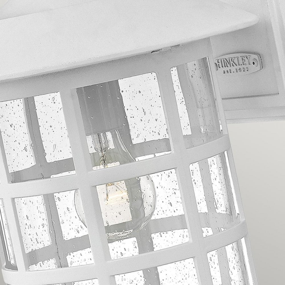 HK-FREEPORT2-L-TWH Freeport 1lt Large Wall Lantern Textured White
