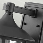HK-FREEPORT2-M-TBK Freeport 1lt Medium Wall Lantern Textured Black