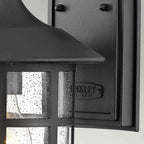 HK-FREEPORT2-M-TBK Freeport 1lt Medium Wall Lantern Textured Black