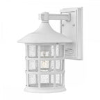 HK-FREEPORT2-M-TWH Freeport 1lt Medium Wall Lantern Textured White
