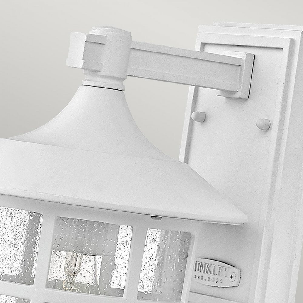 HK-FREEPORT2-M-TWH Freeport 1lt Medium Wall Lantern Textured White
