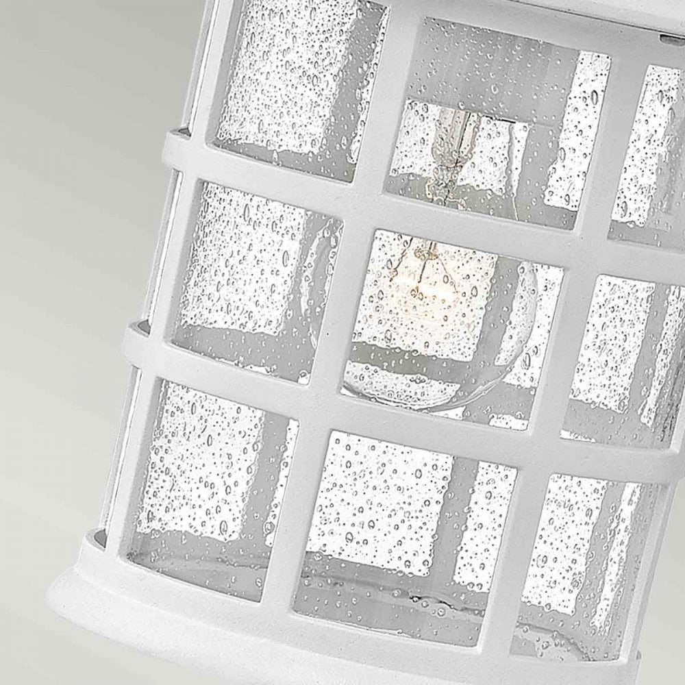 HK-FREEPORT2-M-TWH Freeport 1lt Medium Wall Lantern Textured White