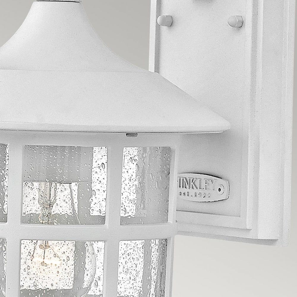 HK-FREEPORT2-M-TWH Freeport 1lt Medium Wall Lantern Textured White
