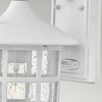 HK-FREEPORT2-M-TWH Freeport 1lt Medium Wall Lantern Textured White