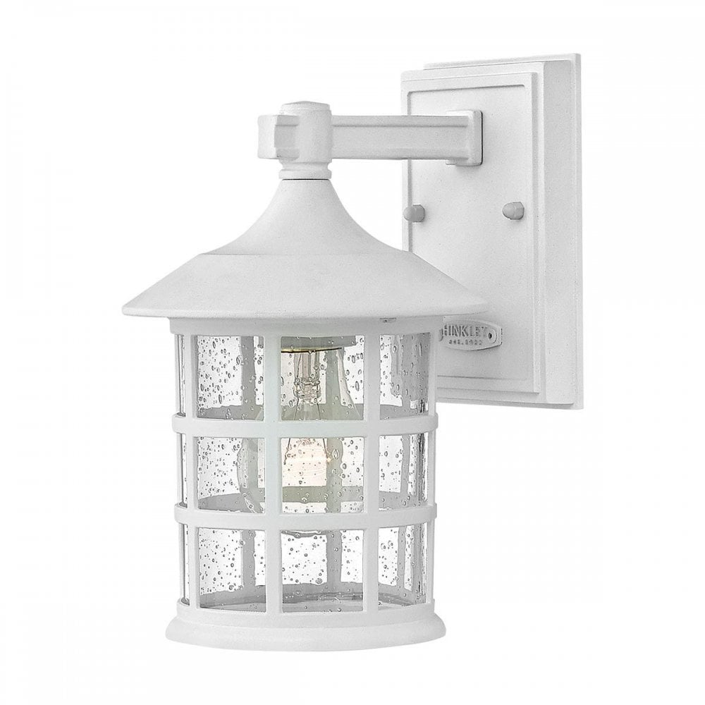 HK-FREEPORT2-S-TWH Freeport 1lt Small Wall Lantern Textured White