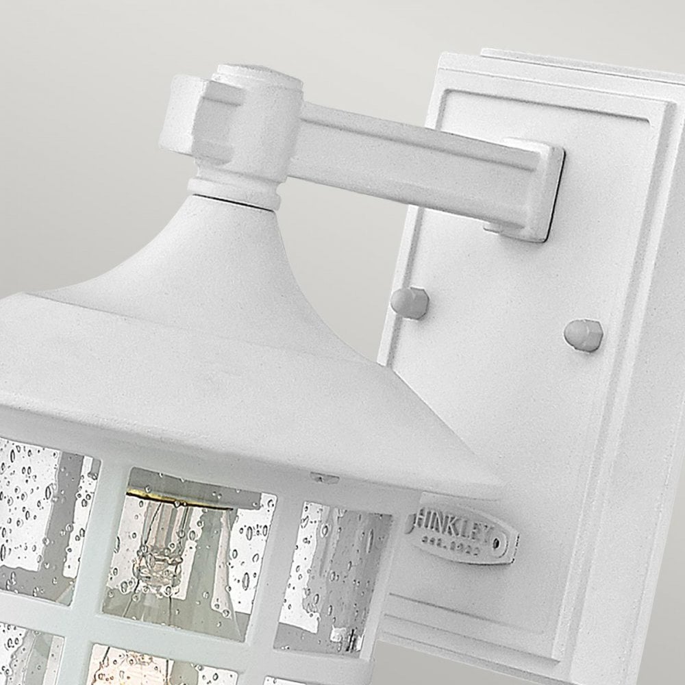HK-FREEPORT2-S-TWH Freeport 1lt Small Wall Lantern Textured White