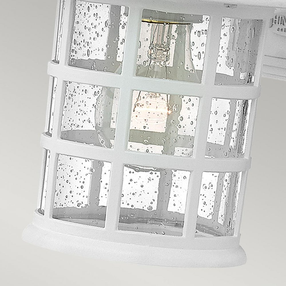 HK-FREEPORT2-S-TWH Freeport 1lt Small Wall Lantern Textured White