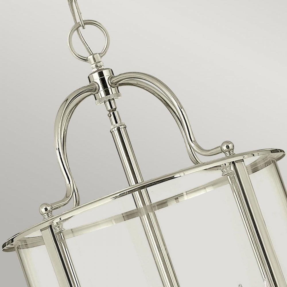 HK-GENTRY-P-L-PN Gentry 6 Light Large Pendant Polished Nickel