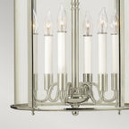 HK-GENTRY-P-L-PN Gentry 6 Light Large Pendant Polished Nickel