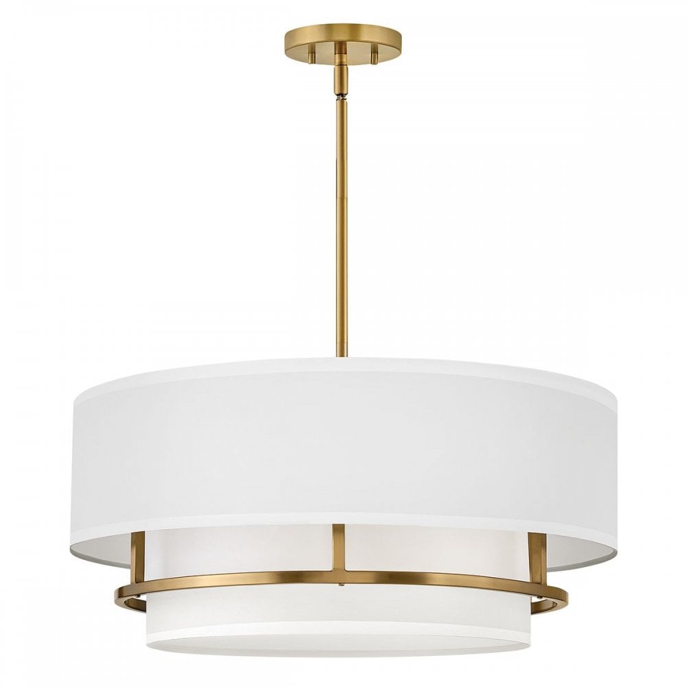 HK-GRAHAM-L-LCB Graham 4 Light Duo Mount - Lacquered Brass