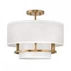 HK-GRAHAM-M-LCB Graham 3 Light Duo Mount - Lacquered Brass