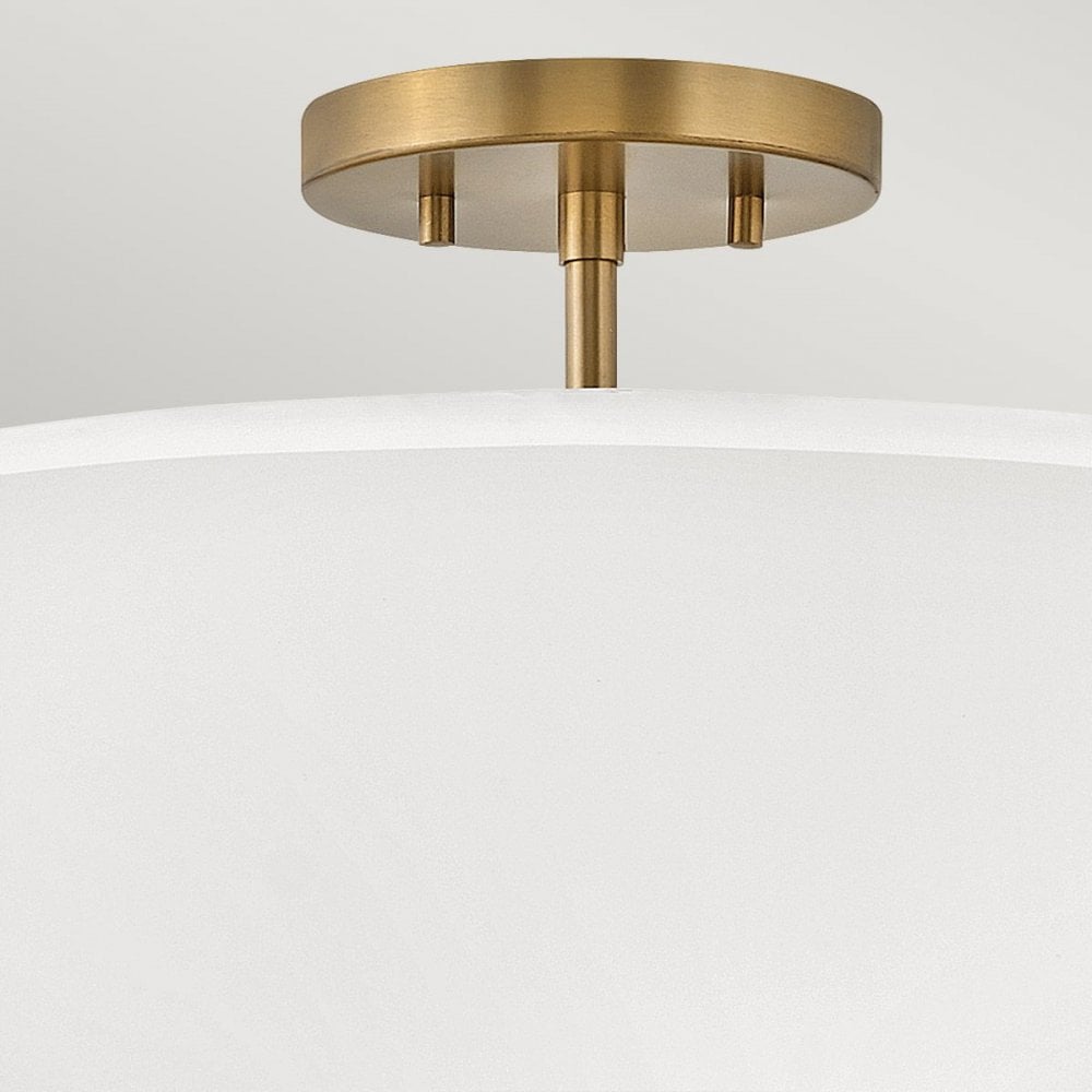 HK-GRAHAM-M-LCB Graham 3 Light Duo Mount - Lacquered Brass