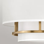 HK-GRAHAM-M-LCB Graham 3 Light Duo Mount - Lacquered Brass