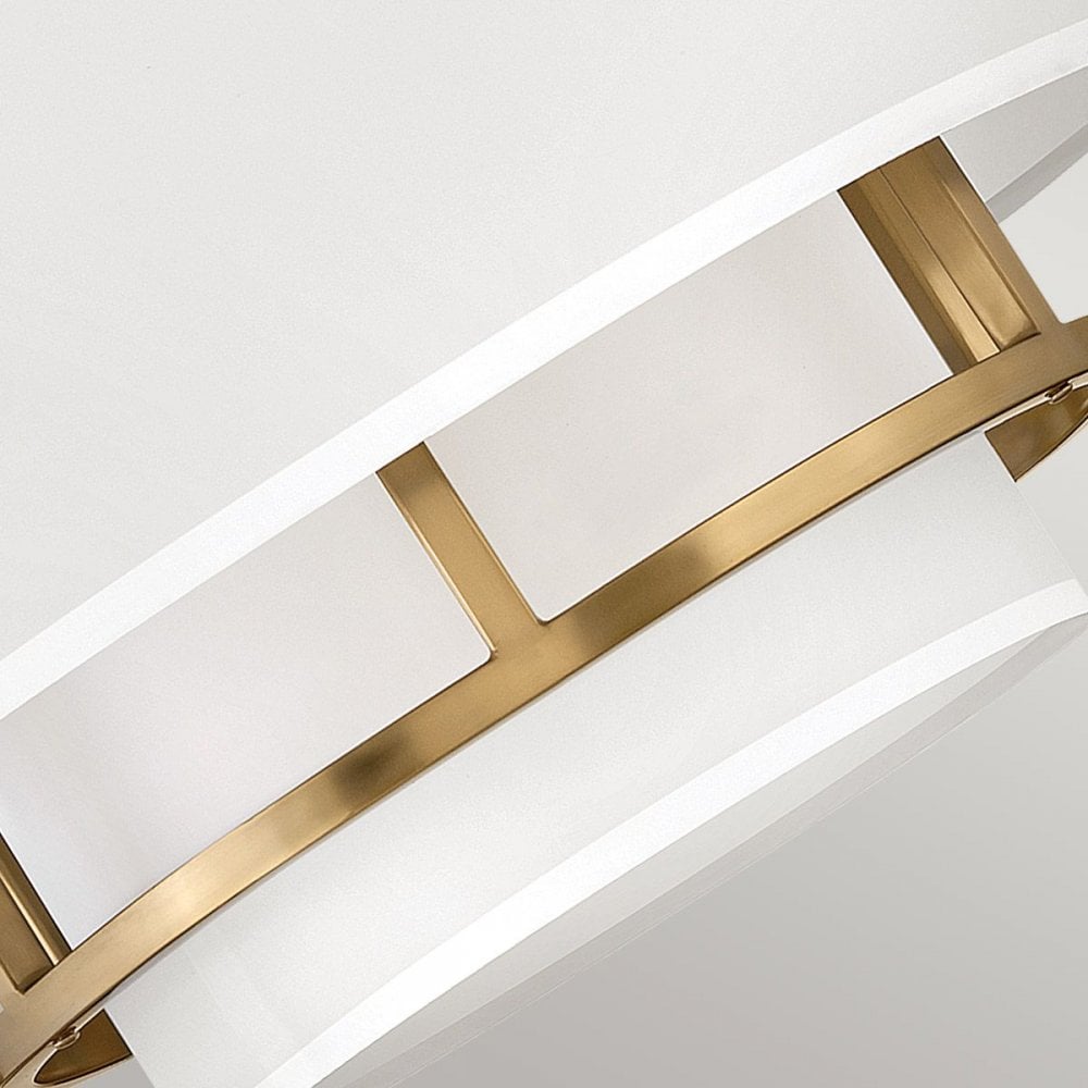 HK-GRAHAM-M-LCB Graham 3 Light Duo Mount - Lacquered Brass