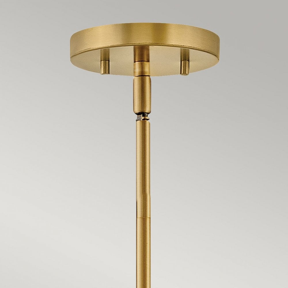 HK-GRAHAM-M-LCB Graham 3 Light Duo Mount - Lacquered Brass