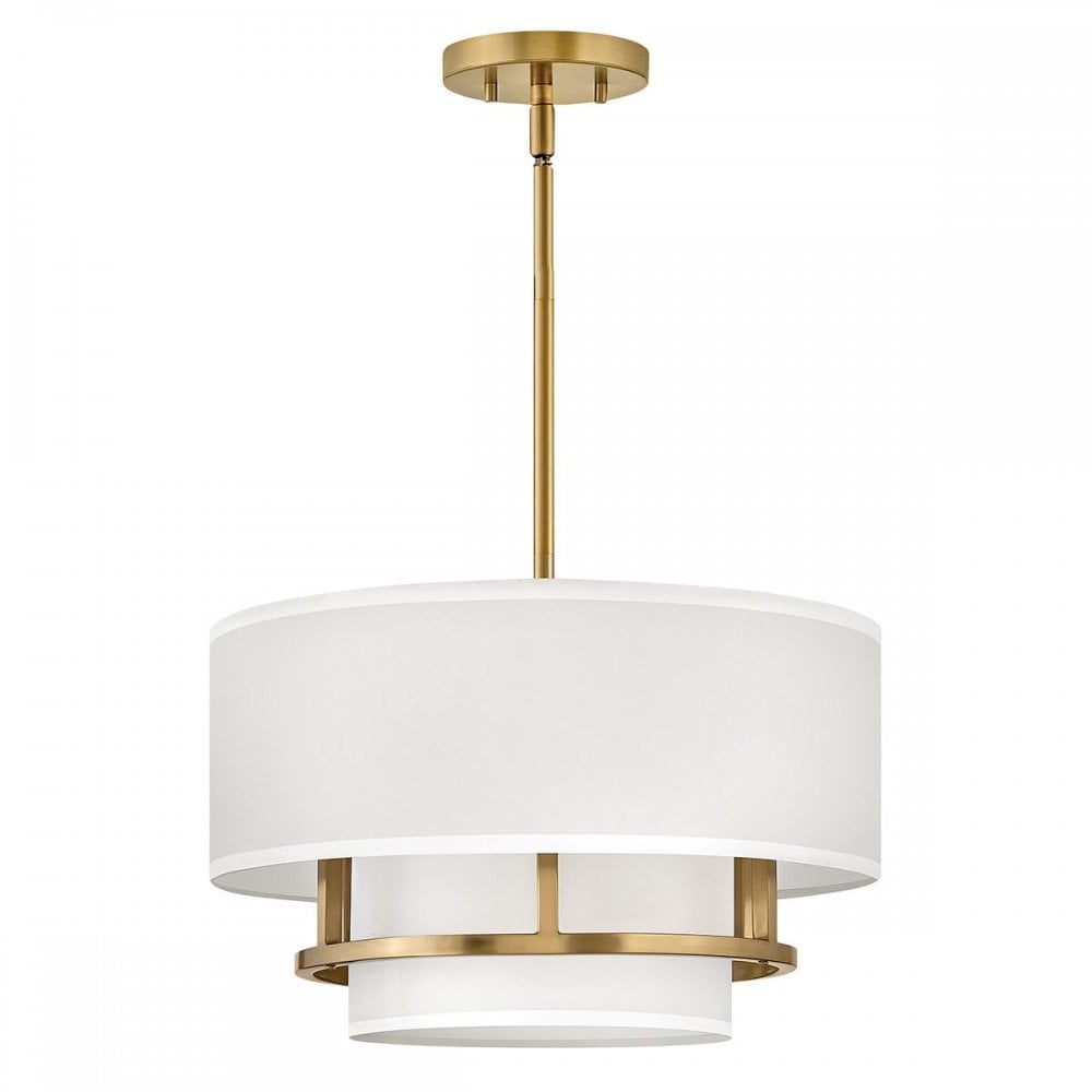 HK-GRAHAM-M-LCB Graham 3 Light Duo Mount - Lacquered Brass