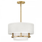 HK-GRAHAM-M-LCB Graham 3 Light Duo Mount - Lacquered Brass