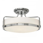 HK-HARPER-SFM-CM Harper 3 Light Medium Semi-Flush Polished Chrome
