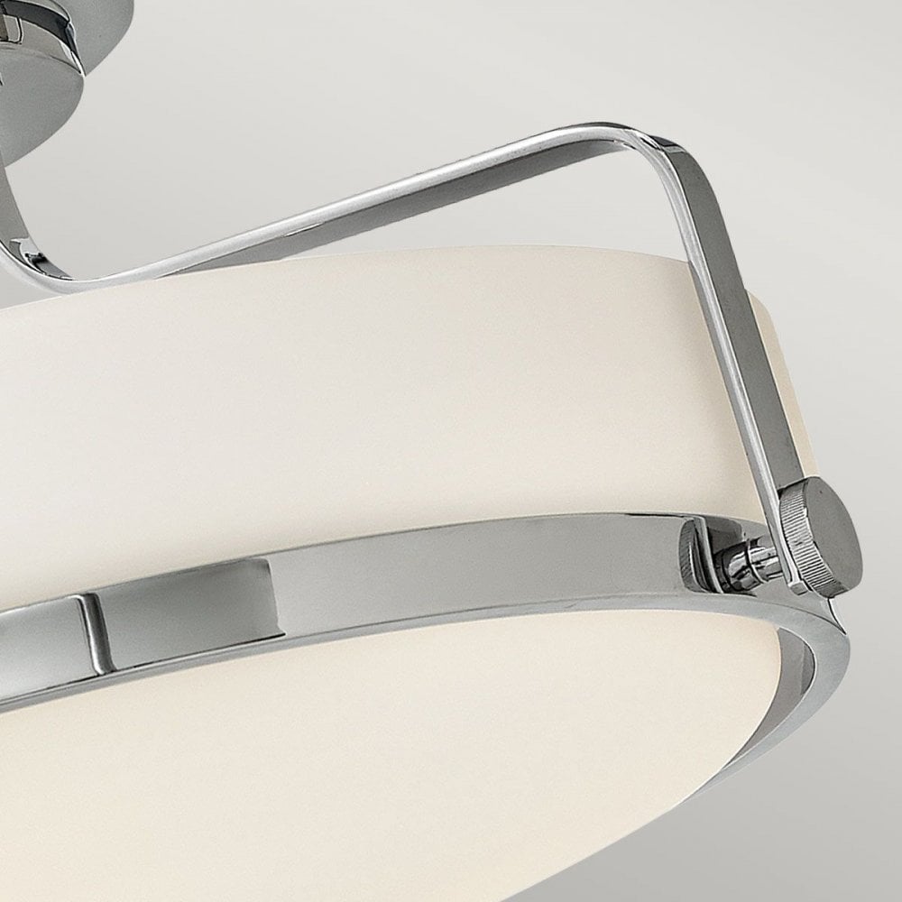 HK-HARPER-SFM-CM Harper 3 Light Medium Semi-Flush Polished Chrome