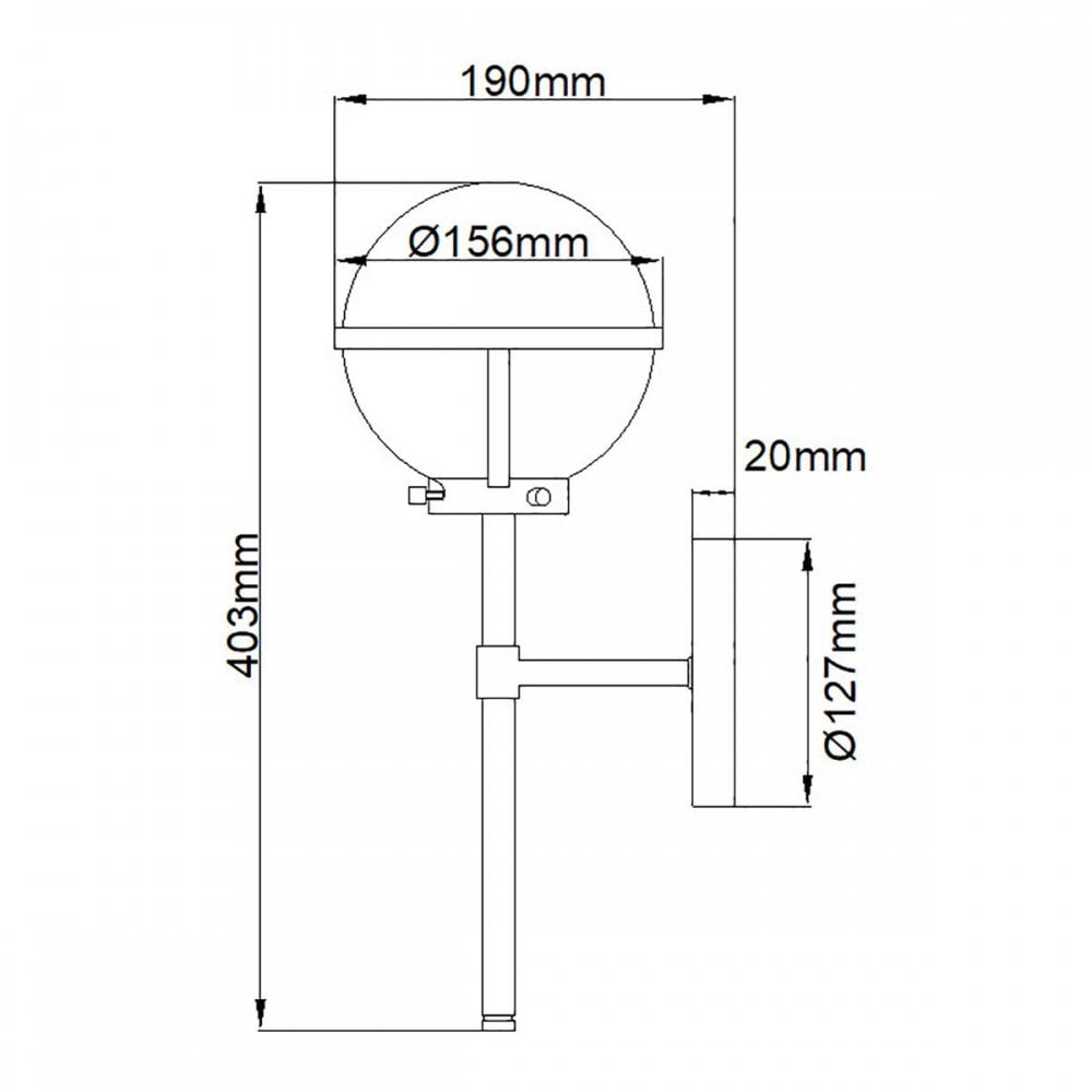 HK-HOLLIS1-O-HB-BATH Hollis 1 Light Wall Light Heritage Brass