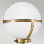 HK-HOLLIS1-O-HB-BATH Hollis 1 Light Wall Light Heritage Brass