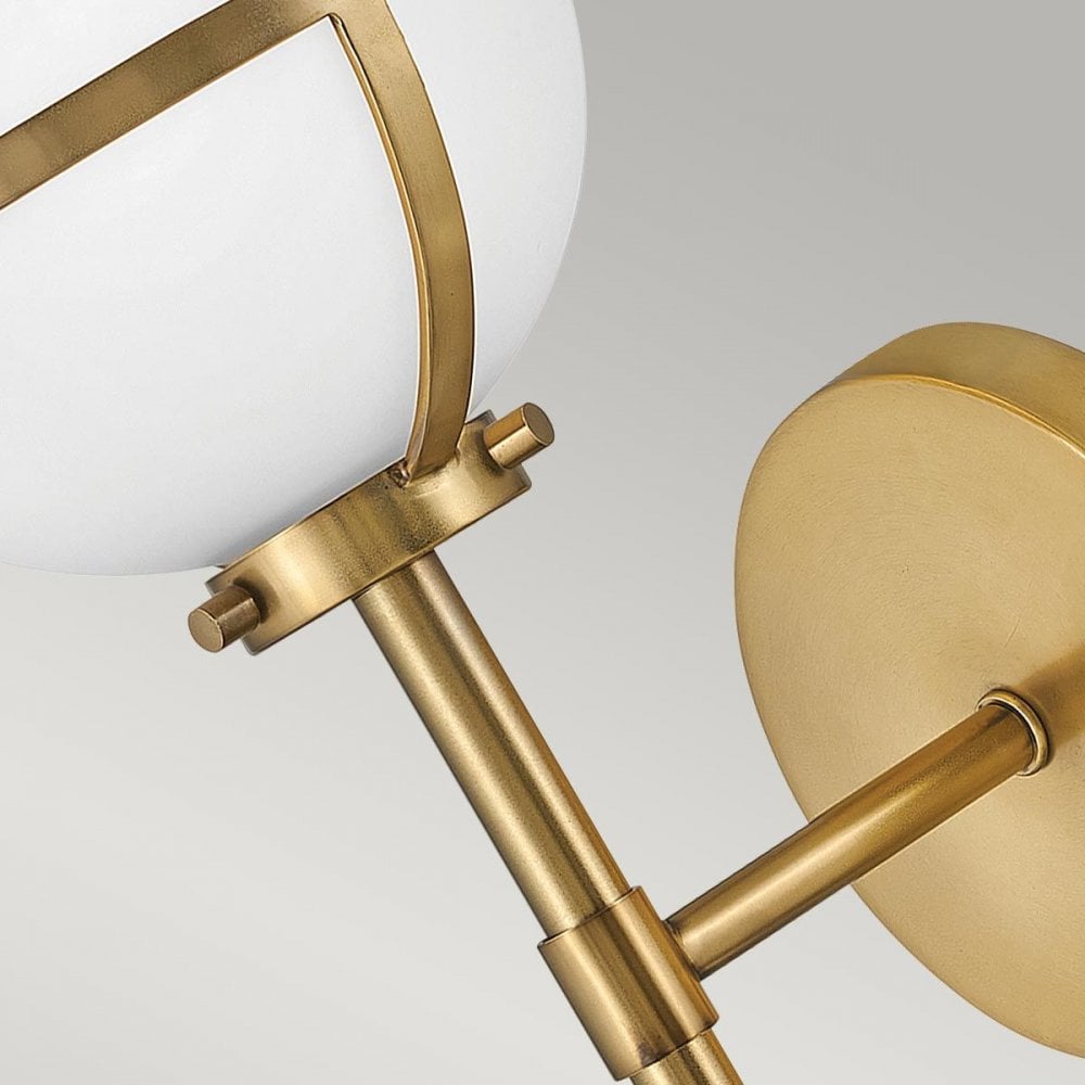 HK-HOLLIS1-O-HB-BATH Hollis 1 Light Wall Light Heritage Brass