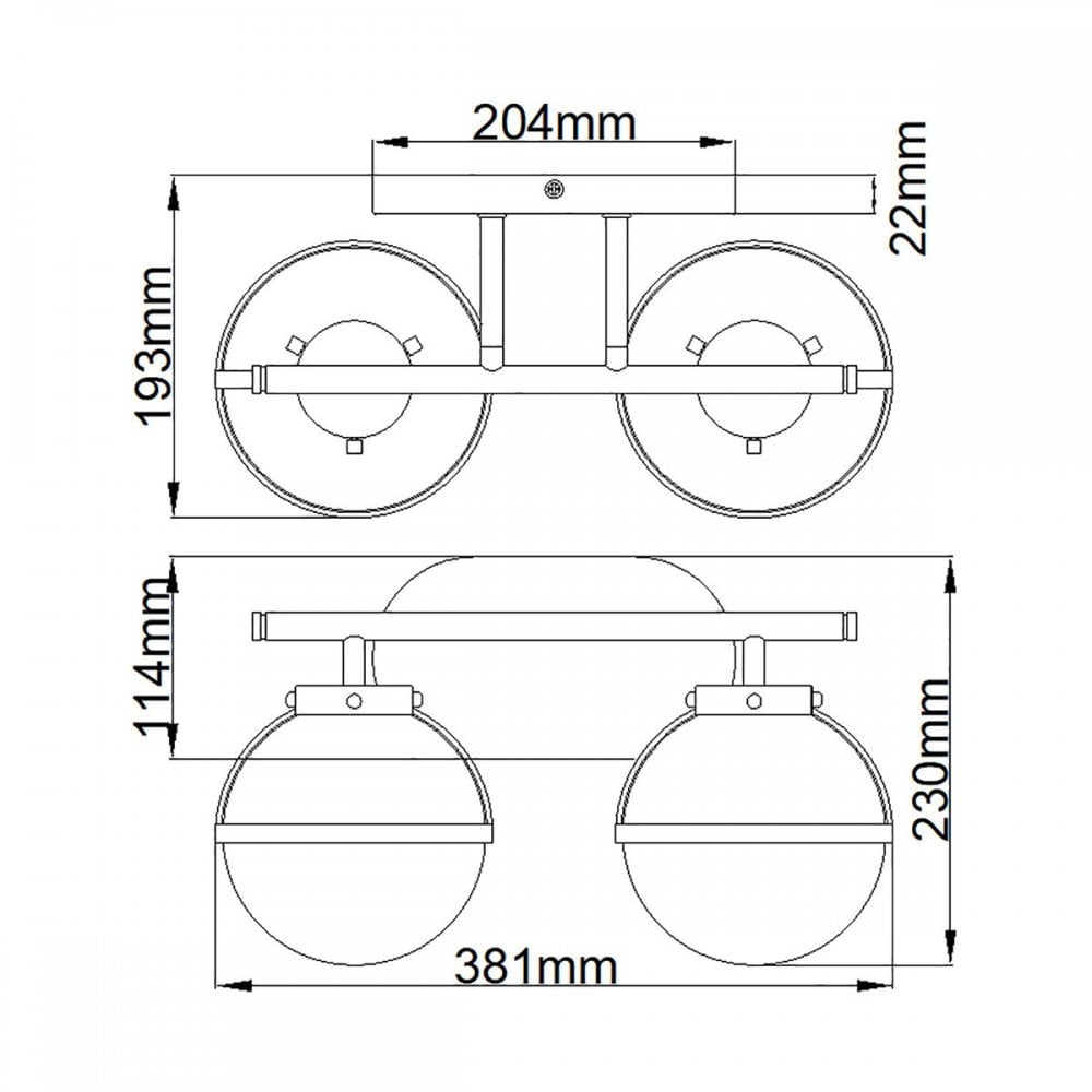 HK-HOLLIS2-O-HB-BATH Hollis 2 Light Wall Light Heritage Brass