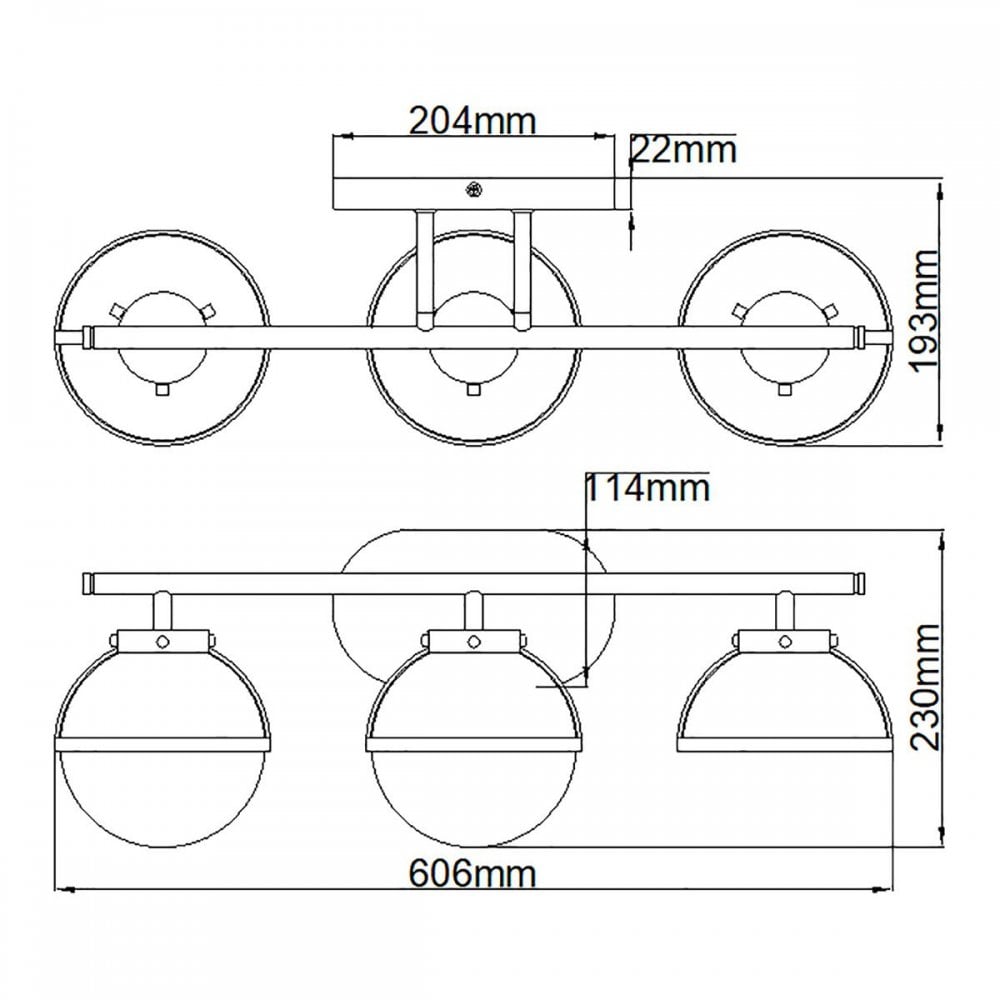 HK-HOLLIS3-C-HB-BATH Hollis 3 Light Wall Light Heritage Brass