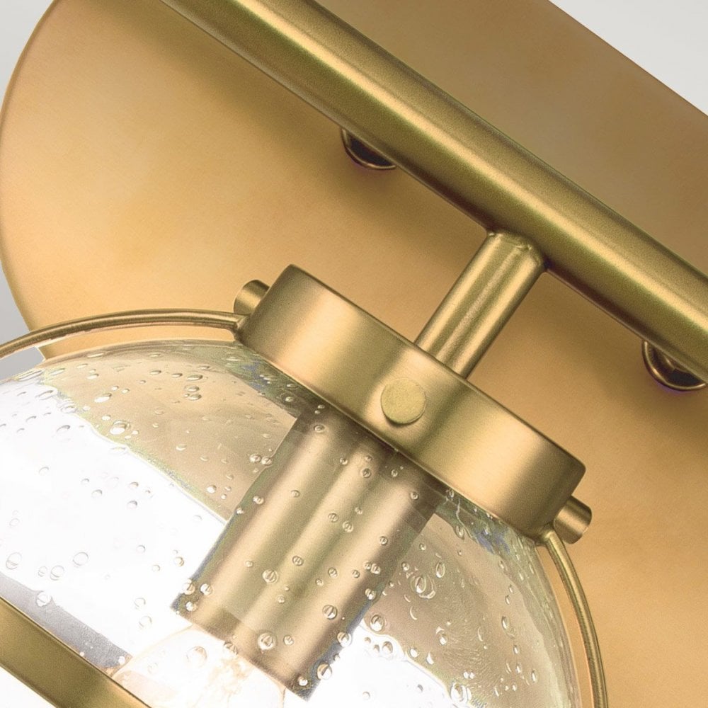 HK-HOLLIS3-C-HB-BATH Hollis 3 Light Wall Light Heritage Brass