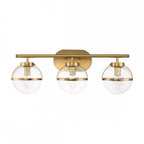 HK-HOLLIS3-C-HB-BATH Hollis 3 Light Wall Light Heritage Brass