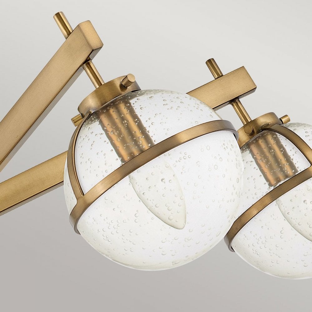 HK-HOLLIS-5-C-HB Hollis 5 Light Semi-Flush Heritage Brass