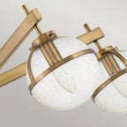 HK-HOLLIS-5-C-HB Hollis 5 Light Semi-Flush Heritage Brass
