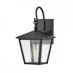 HK-HUNTERSFIELD2-S-BK Huntersfield 1 Light Small Wall Lantern Black