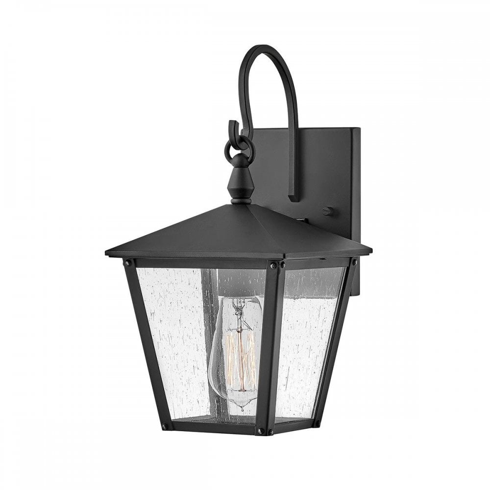 HK-HUNTERSFIELD2-S-BK Huntersfield 1 Light Small Wall Lantern Black