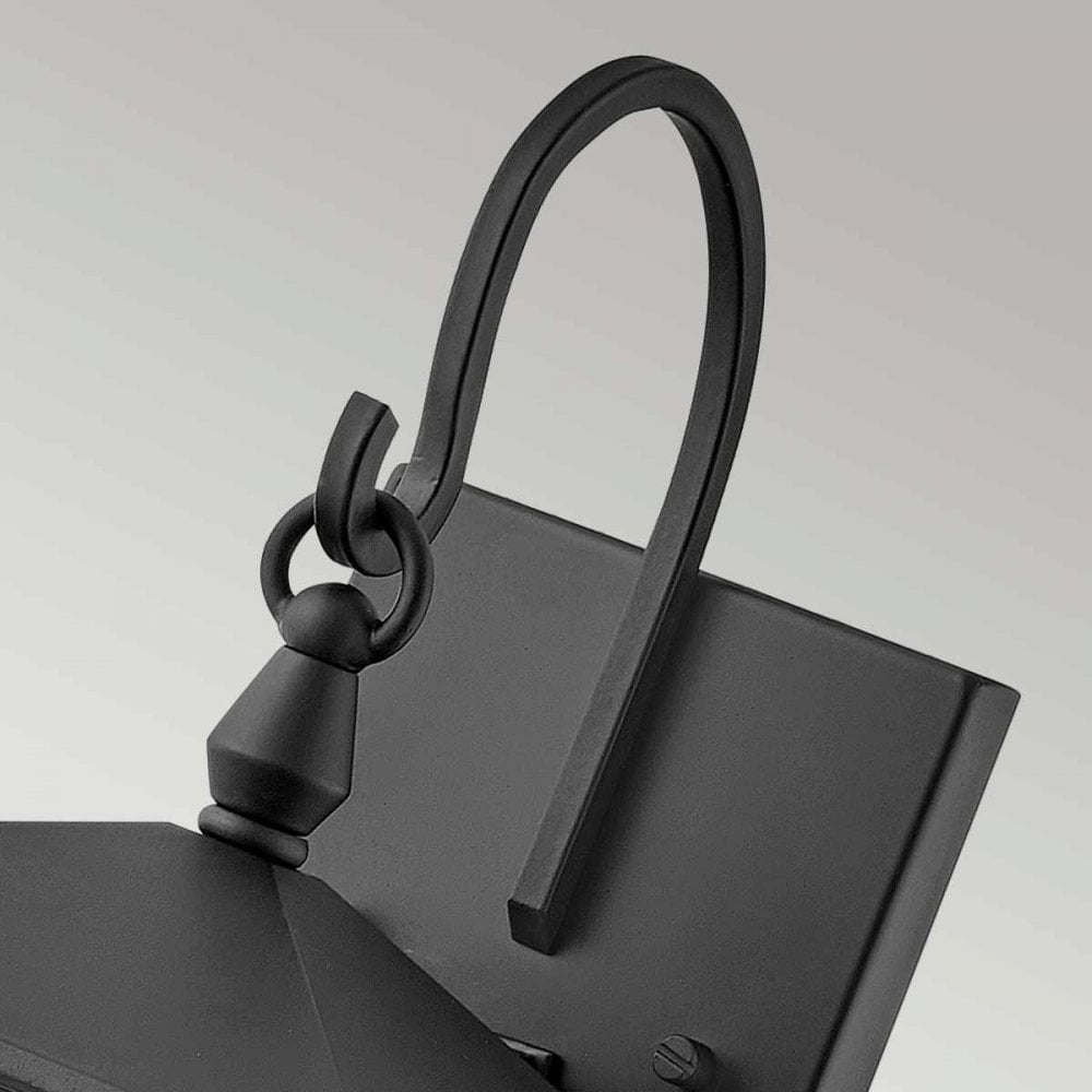 HK-HUNTERSFIELD2-S-BK Huntersfield 1 Light Small Wall Lantern Black