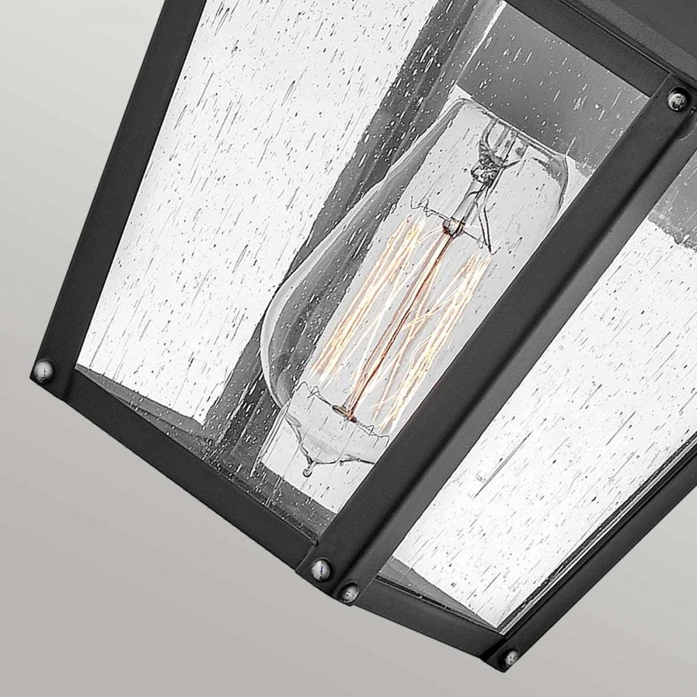 HK-HUNTERSFIELD2-S-BK Huntersfield 1 Light Small Wall Lantern Black