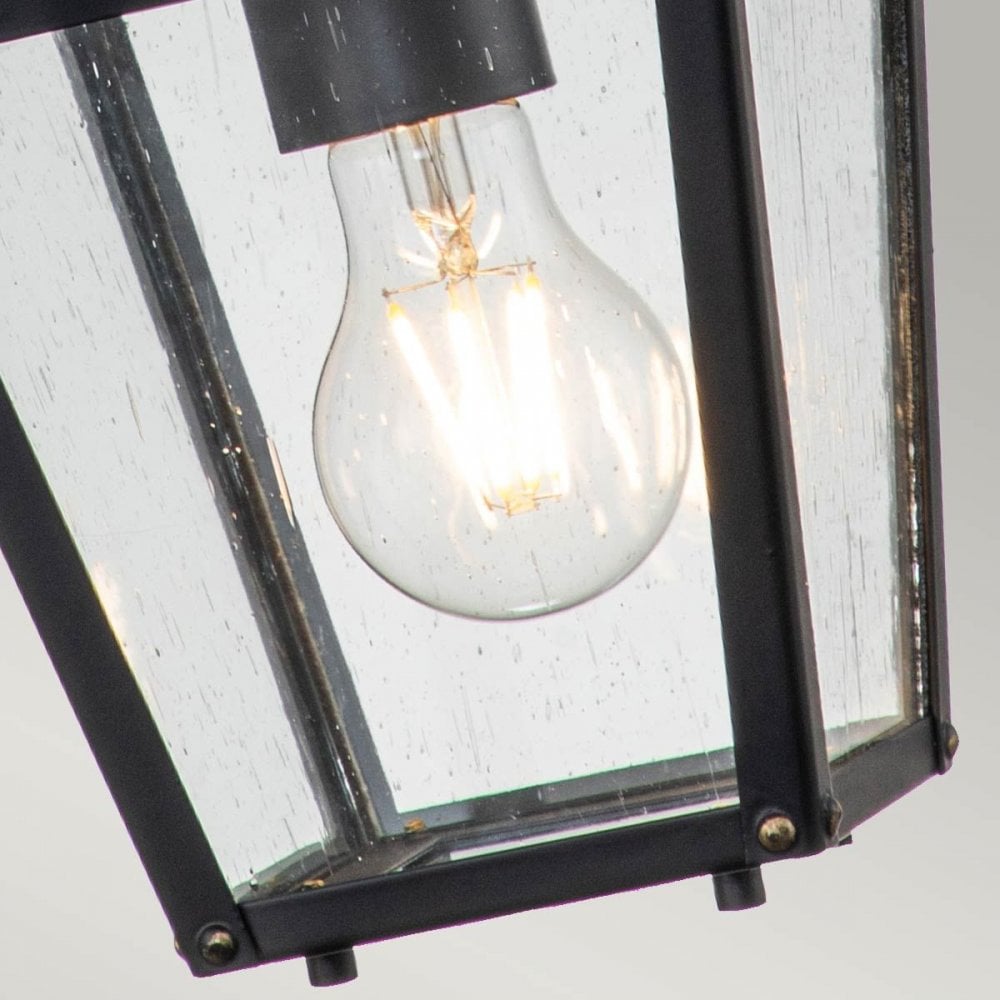 HK-HUNTERSFIELD8-S-BK Huntersfield 1 Light Small Chain Lantern Black