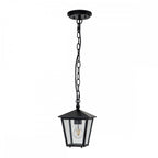 HK-HUNTERSFIELD8-S-BK Huntersfield 1 Light Small Chain Lantern Black