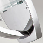 HK-MERIDIAN1-BATH-PC Meridian 1 Light Wall Light Polished Chrome