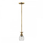 HK-PLANTATION-MP-BB Plantation 1 Light Pendant Burnished Brass