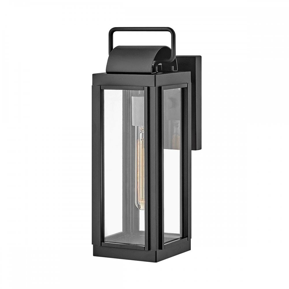 HK-SAG-HARBOR-S-BK Sag Harbor 1 Light Small Wall Lantern Black