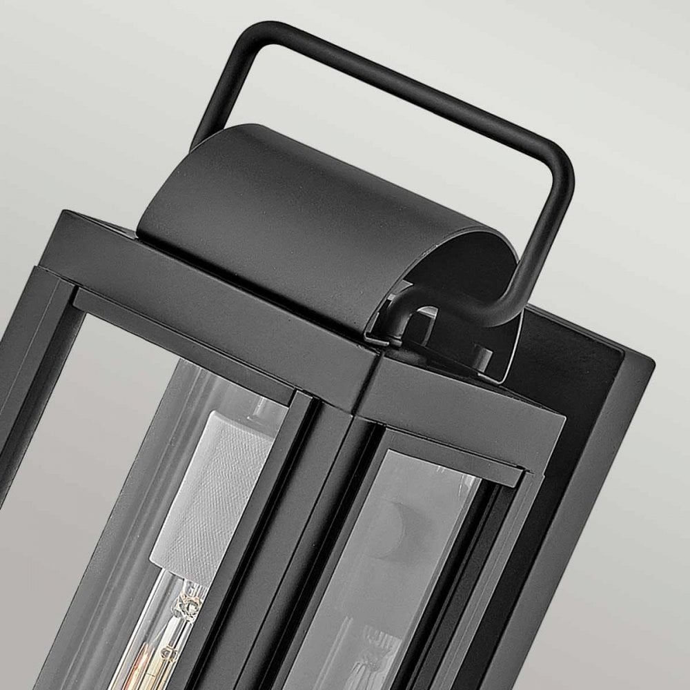 HK-SAG-HARBOR-S-BK Sag Harbor 1 Light Small Wall Lantern Black