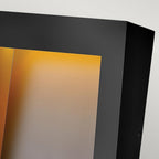 HK-TAPER-L-TBK Taper LED Wall Lantern Textured Black