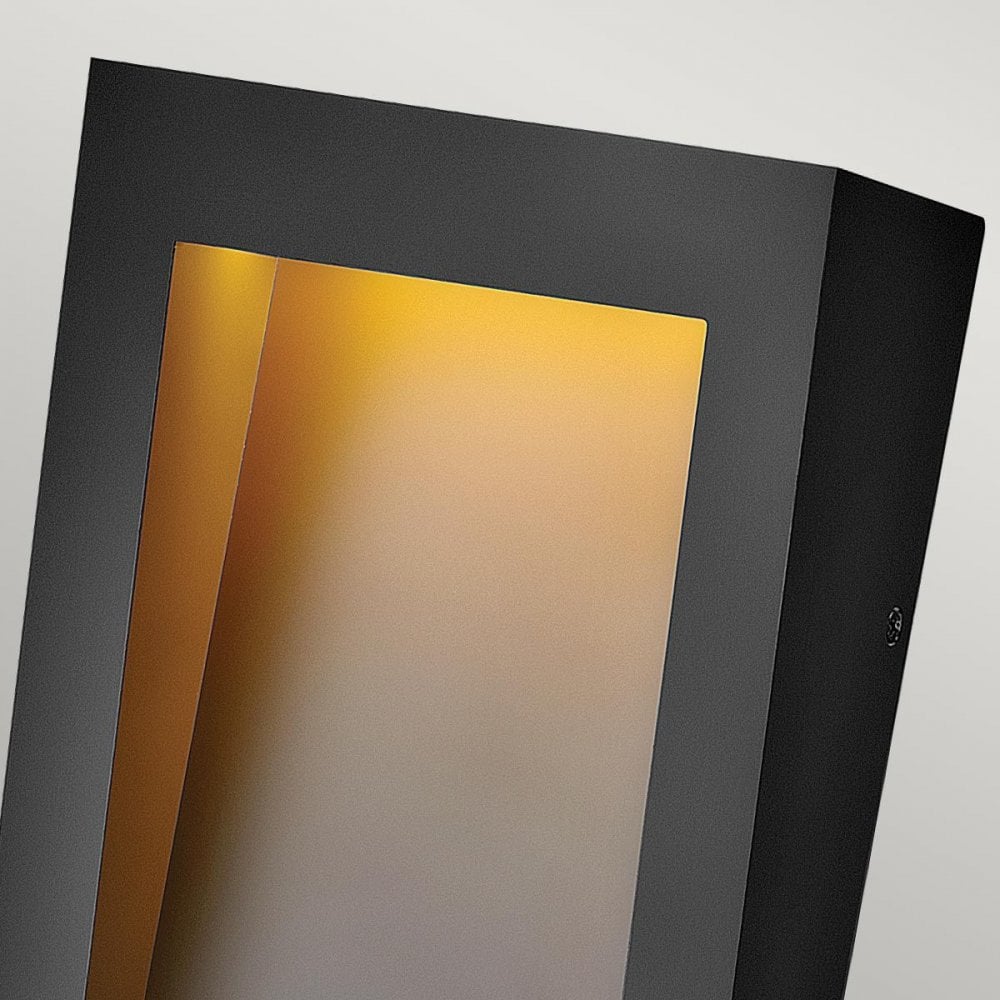 HK-TAPER-M-TBK Taper LED Wall Lantern Textured Black